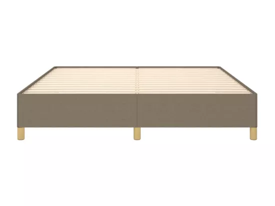 Sommier à lattes de lit Taupe 180x200 cm Tissu