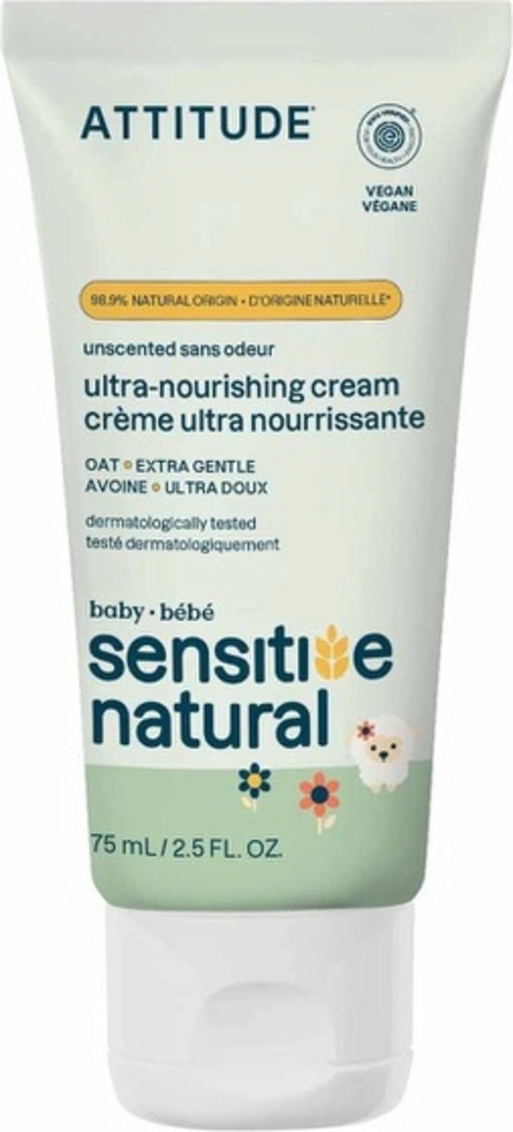 ATTITUDE  Sensitive Skin Deep Repair Cream, 75 ml