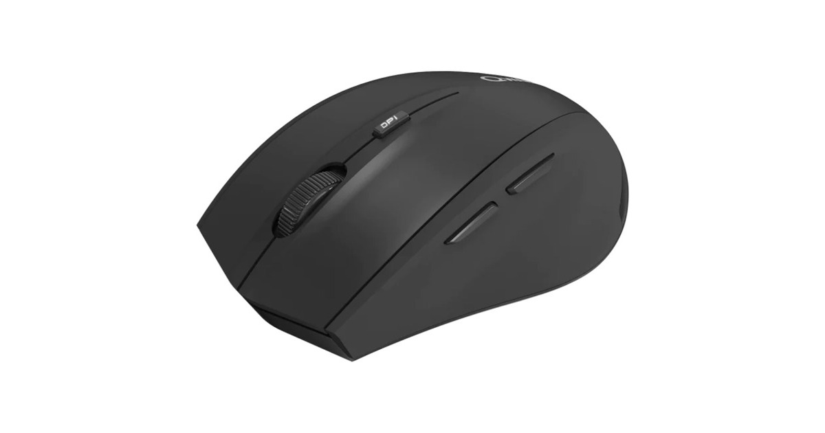 QwareBolton Draadloze Muis  (Zwart, 800 - 1600 DPI)