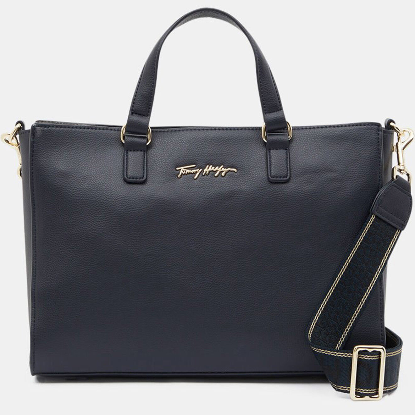Tommy Hilfiger Sac cabas Joy grainé marine - 32x23x12 cm
