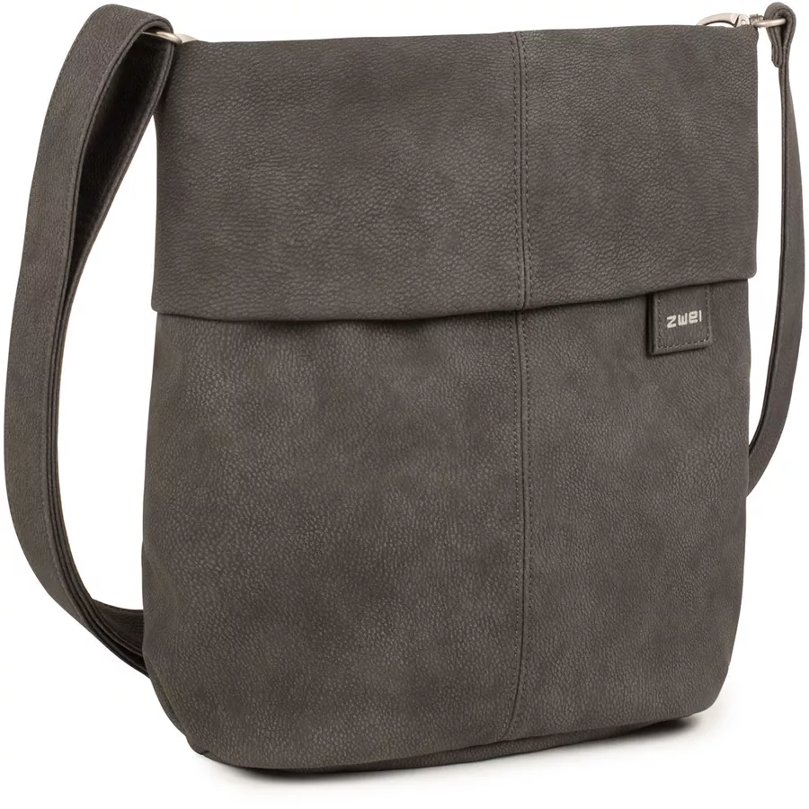 zwei Mademoiselle M12 - Schultertasche 32 cm nubuk-stone