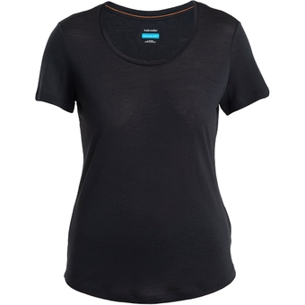 Icebreaker Merino 125 Cool-lite™ Sphere III Scoop  T-Shirt Black Damen