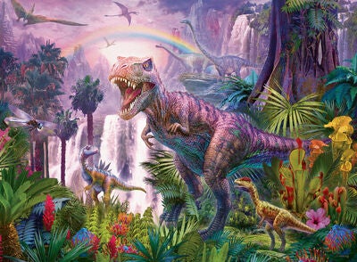 Ravensburger Puslespill Dinosaurland 200 Brikker