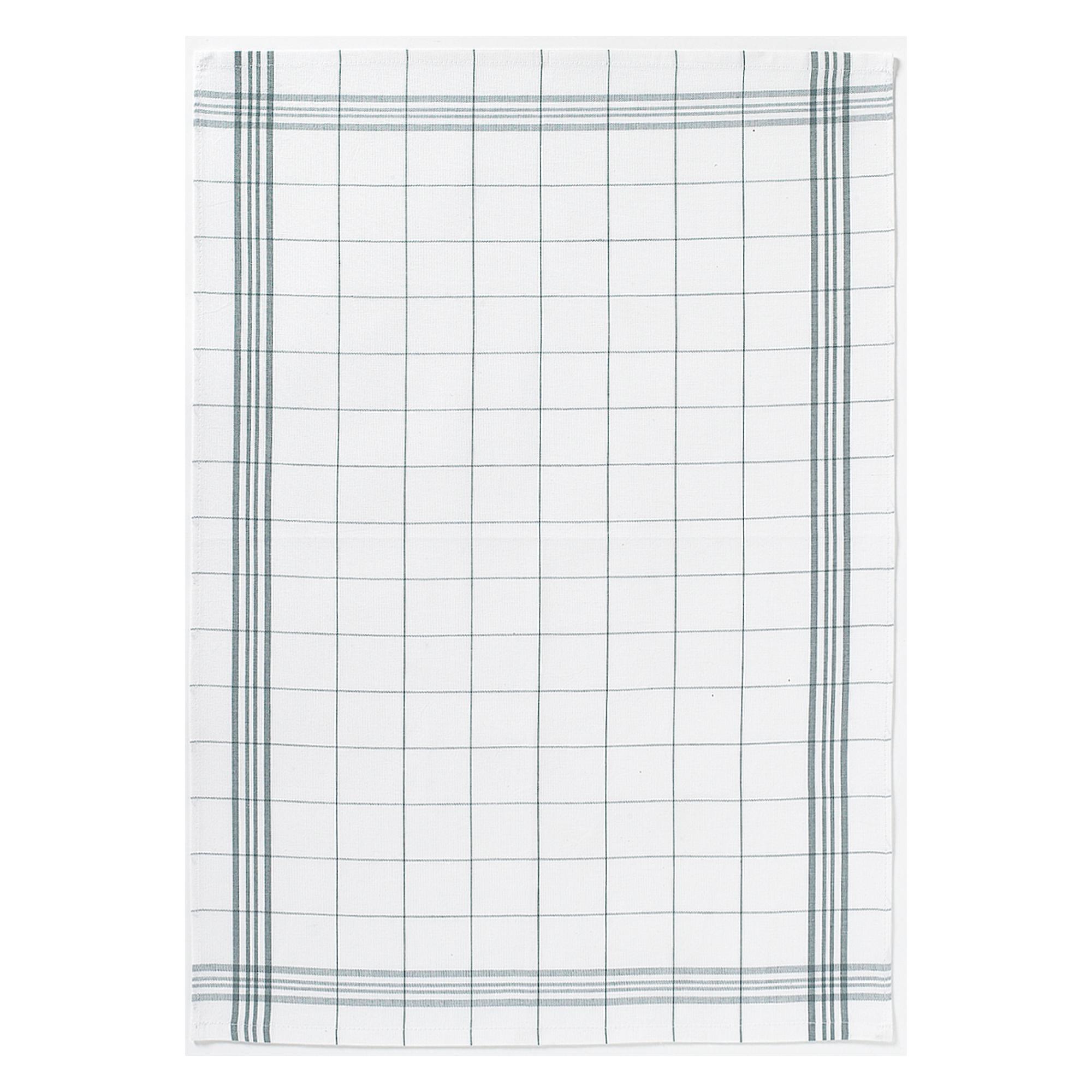 Torchon carreaux gris 50 x 70 cm