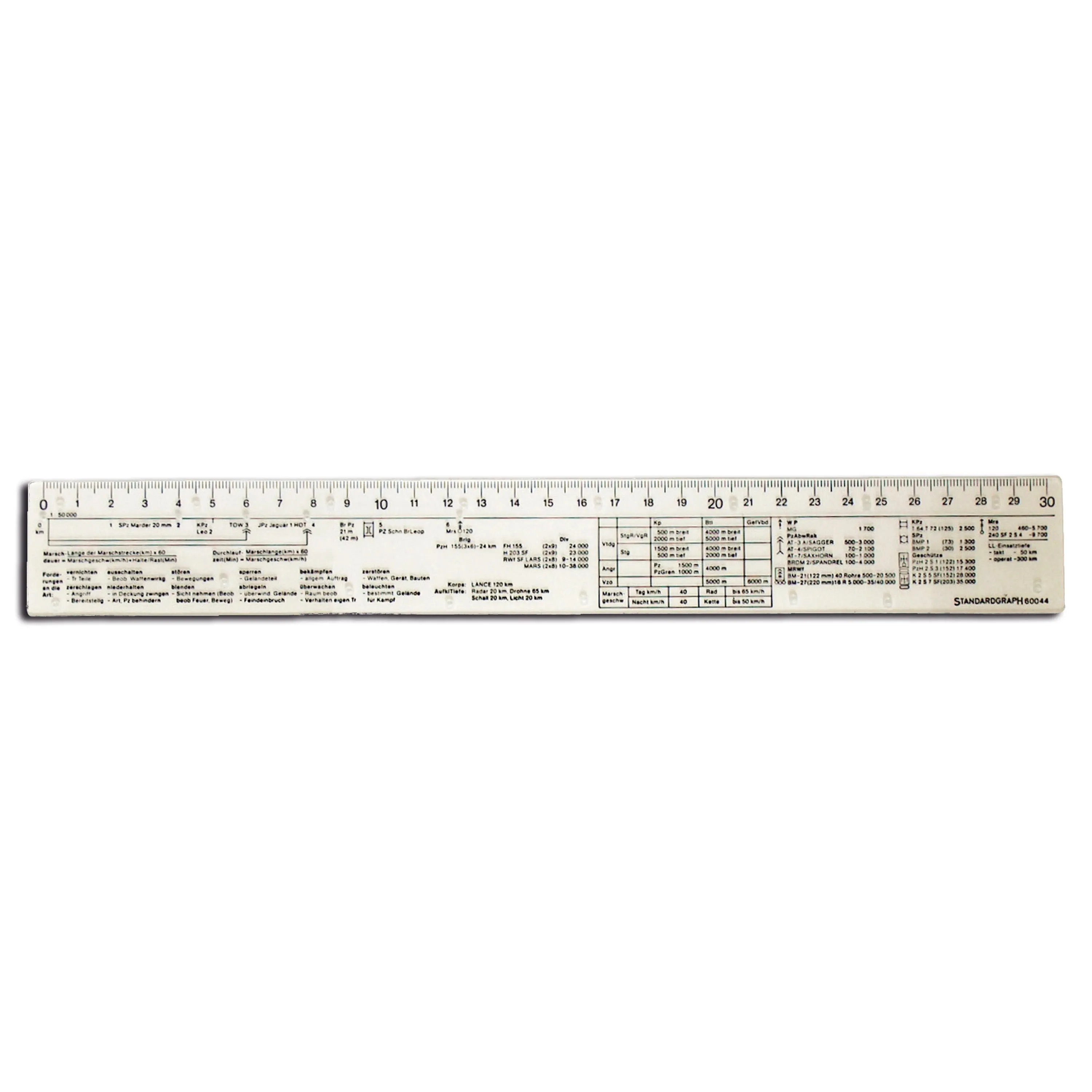 Standardgraph -  Taktiklineal 30 cm