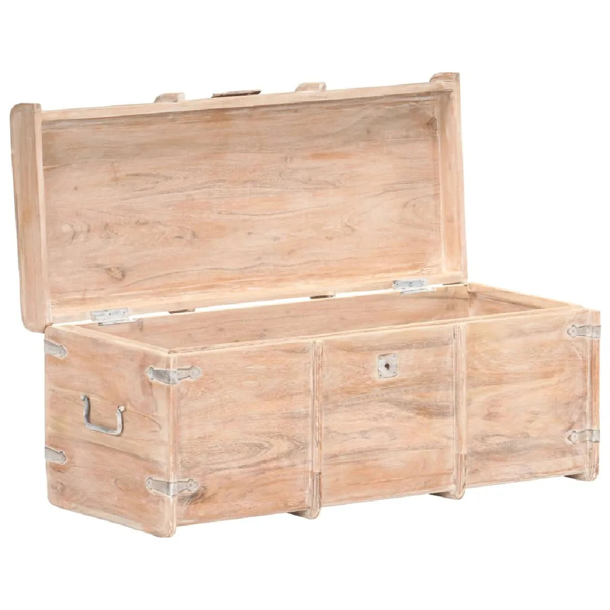 vidaXL Coffre de rangement 90x40x40 cm bois d'acacia