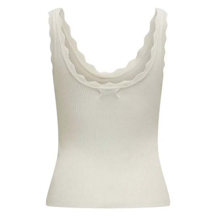 JDY Nanna Scallop Edge Top Dames