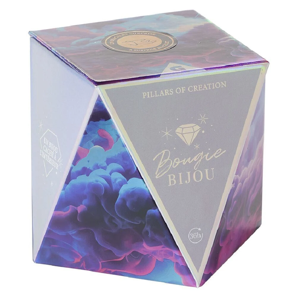 Bougie bijou bracelet doré senteur cèdre 36h