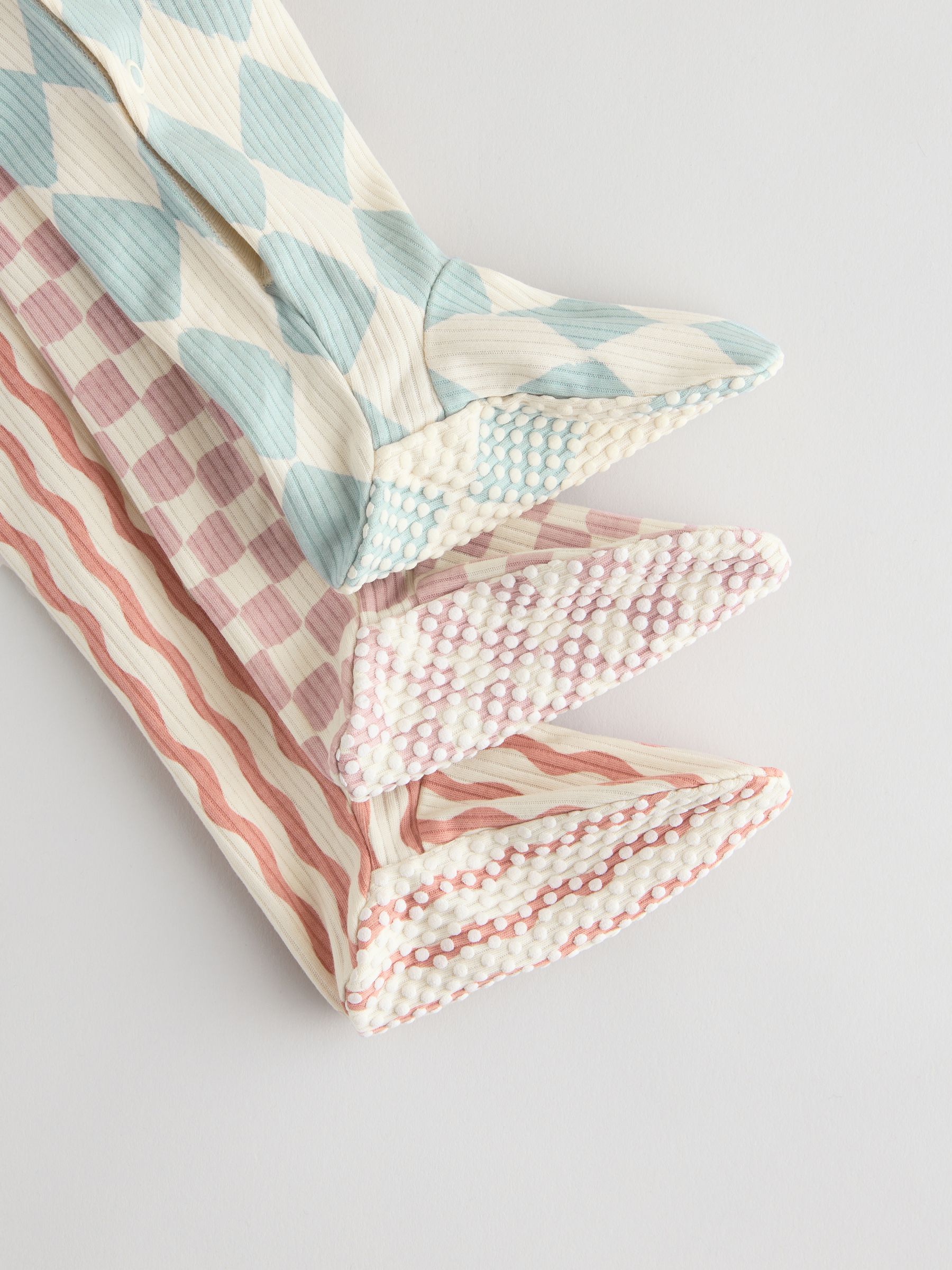 Multi Coloured Checkerboard - Verpakking van 3 babypyjama's (0 mnd-2 jr)