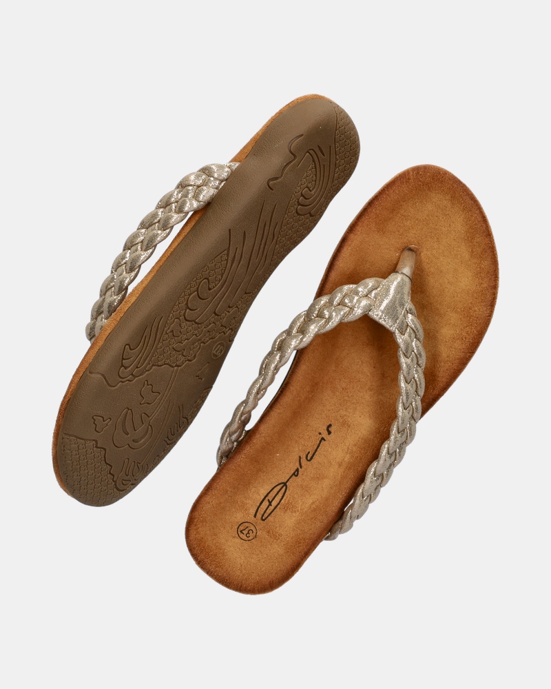Dolcis Slippers  - goud