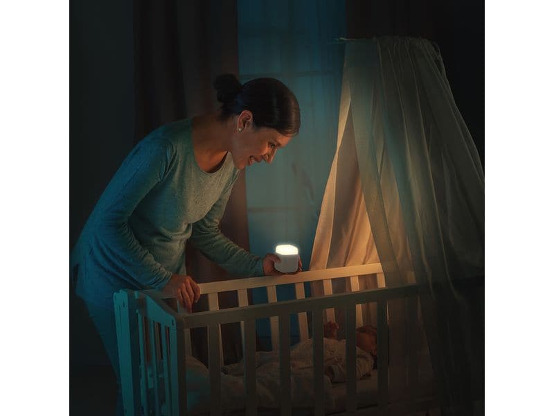 reer Nachtlicht 2in1 SleepLight Creme Schlaflicht für Kinderzimmer