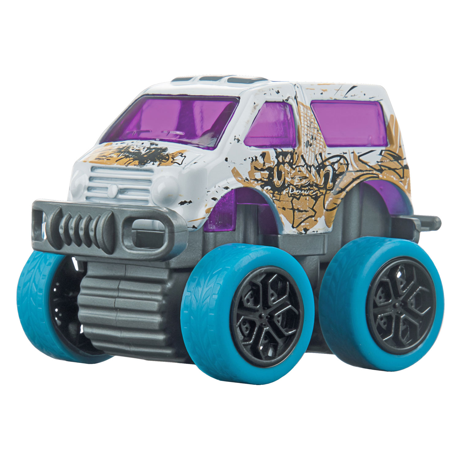 Metal Off Road Auto's, 4st.