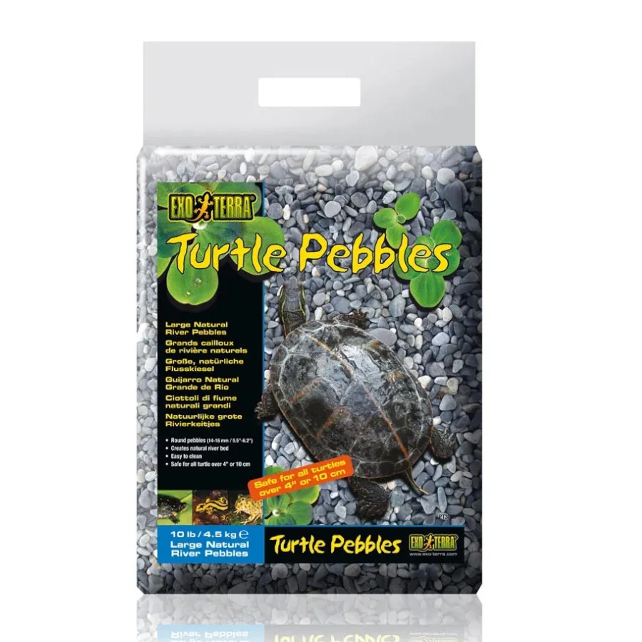 Pedras de rio naturais Exo Terra para tartarugas