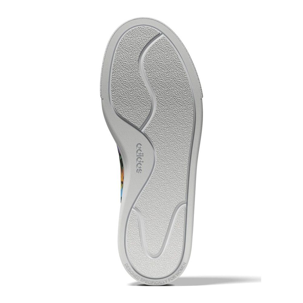 Adidas Performance COURT PLATFORM CLN - Sneakers Femme cblack/ftwwht/ecrtin