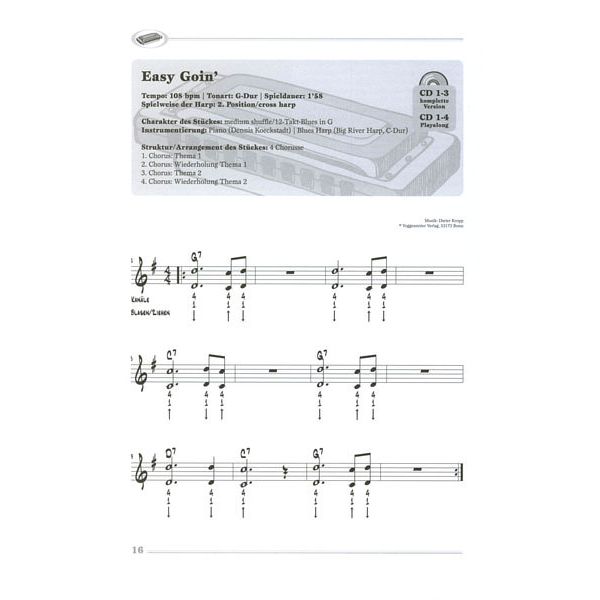Voggenreiter Blues Harp Schule 2