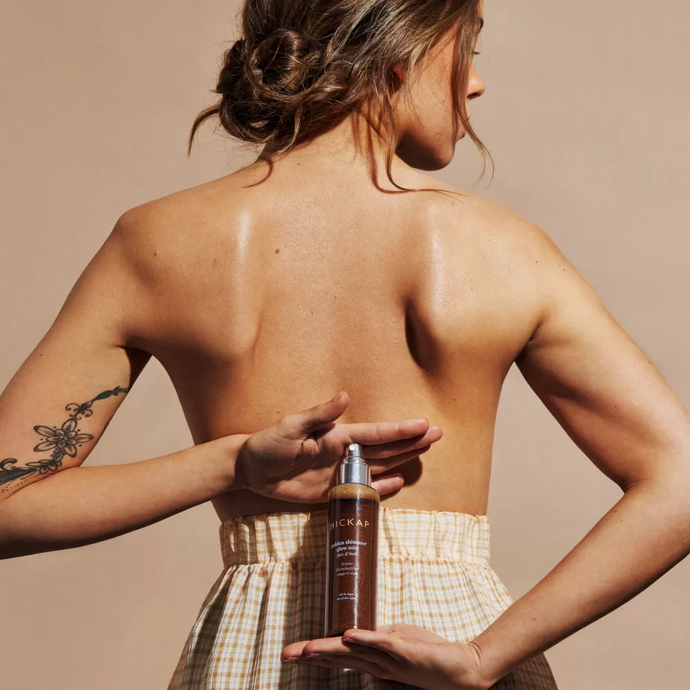 HICKAP Golden Shimmer Glow Mist Face&Body - 150 ml