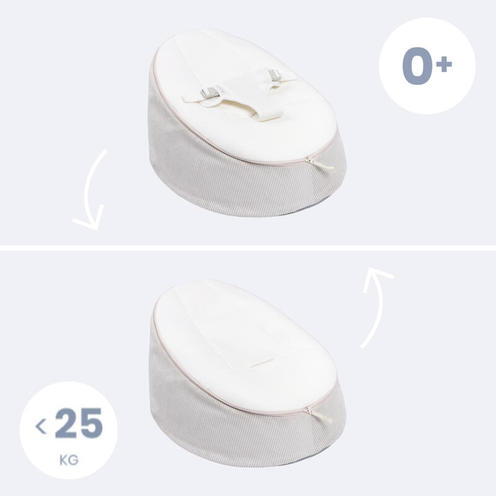 Doomoo transat pouf évolutif Seat'n Grow - Sand - BABYMOOV