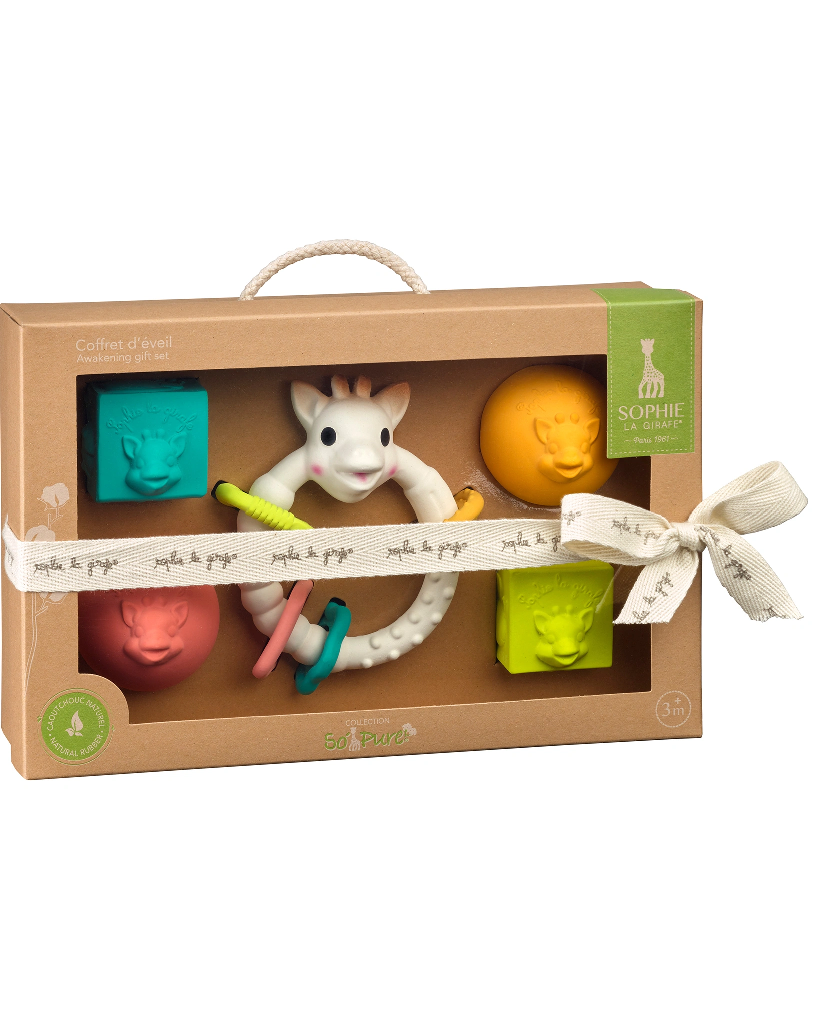 Greifling SOPHIE LA GIRAFE® SO'PURE - GIFT SET 5-teilig