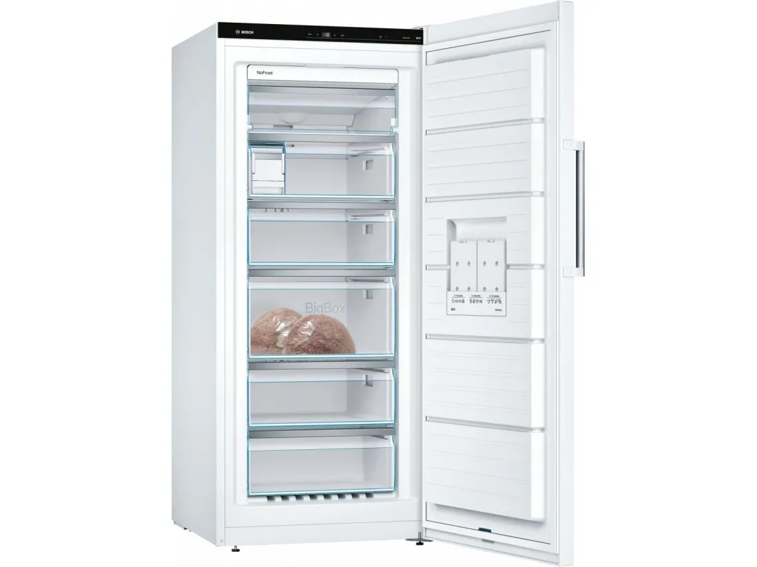 Bosch Serie | 6 GSN51AWDV - Fryser - stående - bredde: 70 cm - dybde: 78 cm - højde: 161 cm - 290 liter - Klasse D - hvid