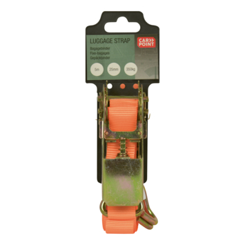 Carpoint Ratel Spanband met Haken 5 Meter