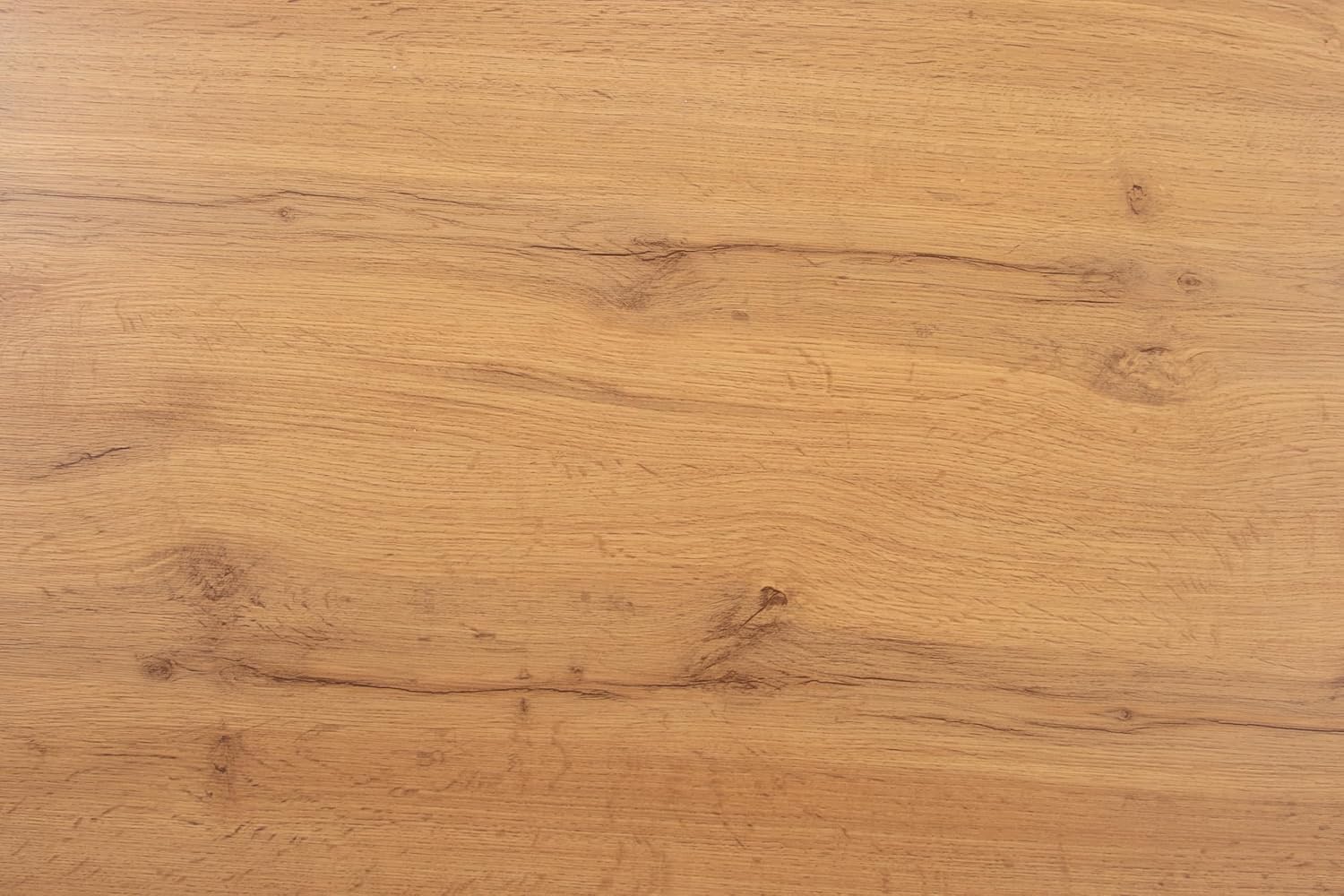 SAM Esstisch Josy | 200 x 100 cm | Holz Wildeiche-Optik | U-Gestell Metall schwarz | 40 mm Tischplatte mit Baumkante | Tisch für Esszimmer & Küche