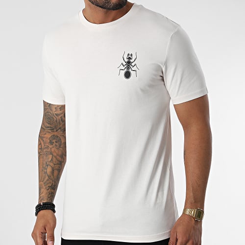Tee Shirt Original Spirit Beige Noir