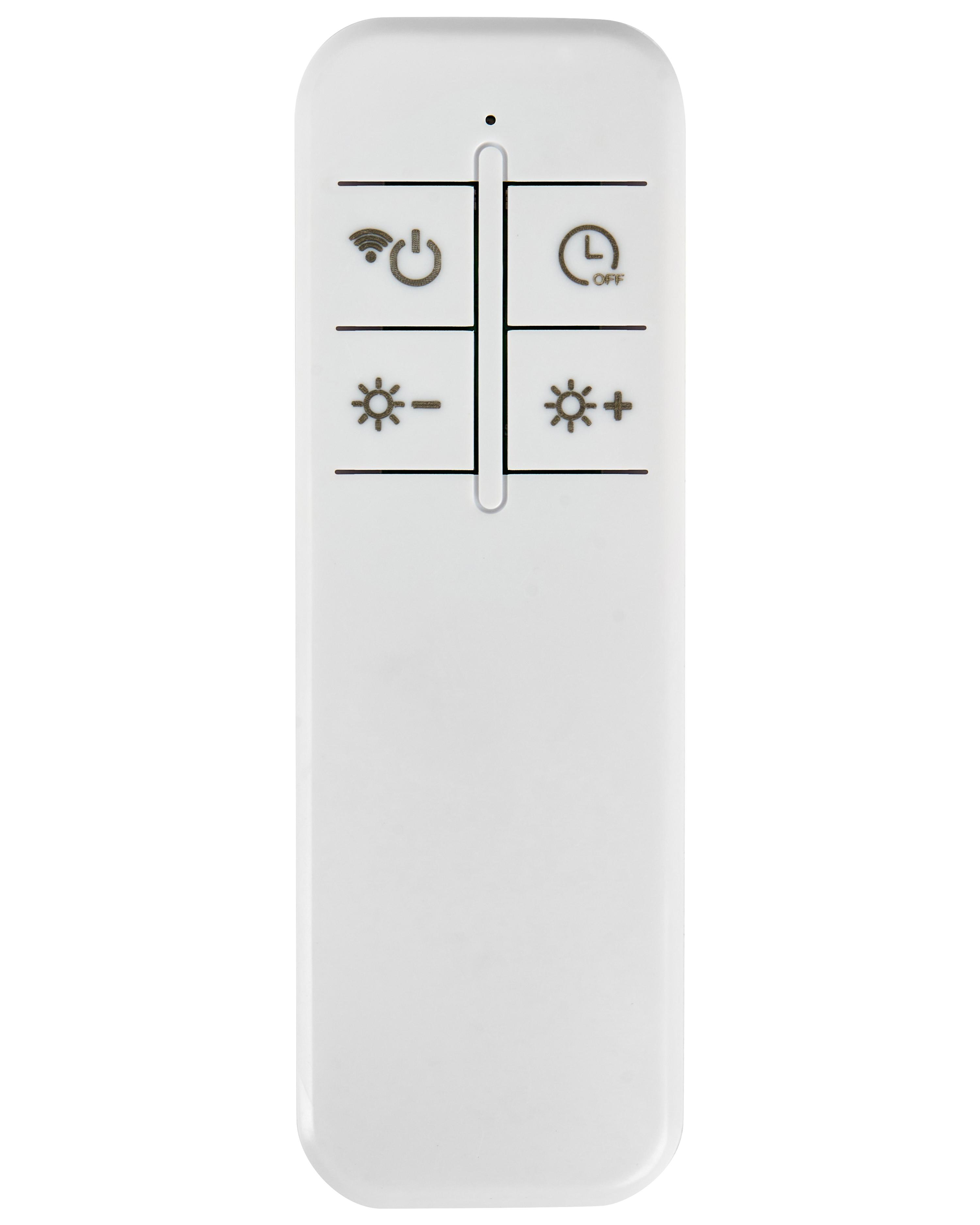 LED hanglamp KHUTTI met afstandsbediening met dimmer Metaal Wit