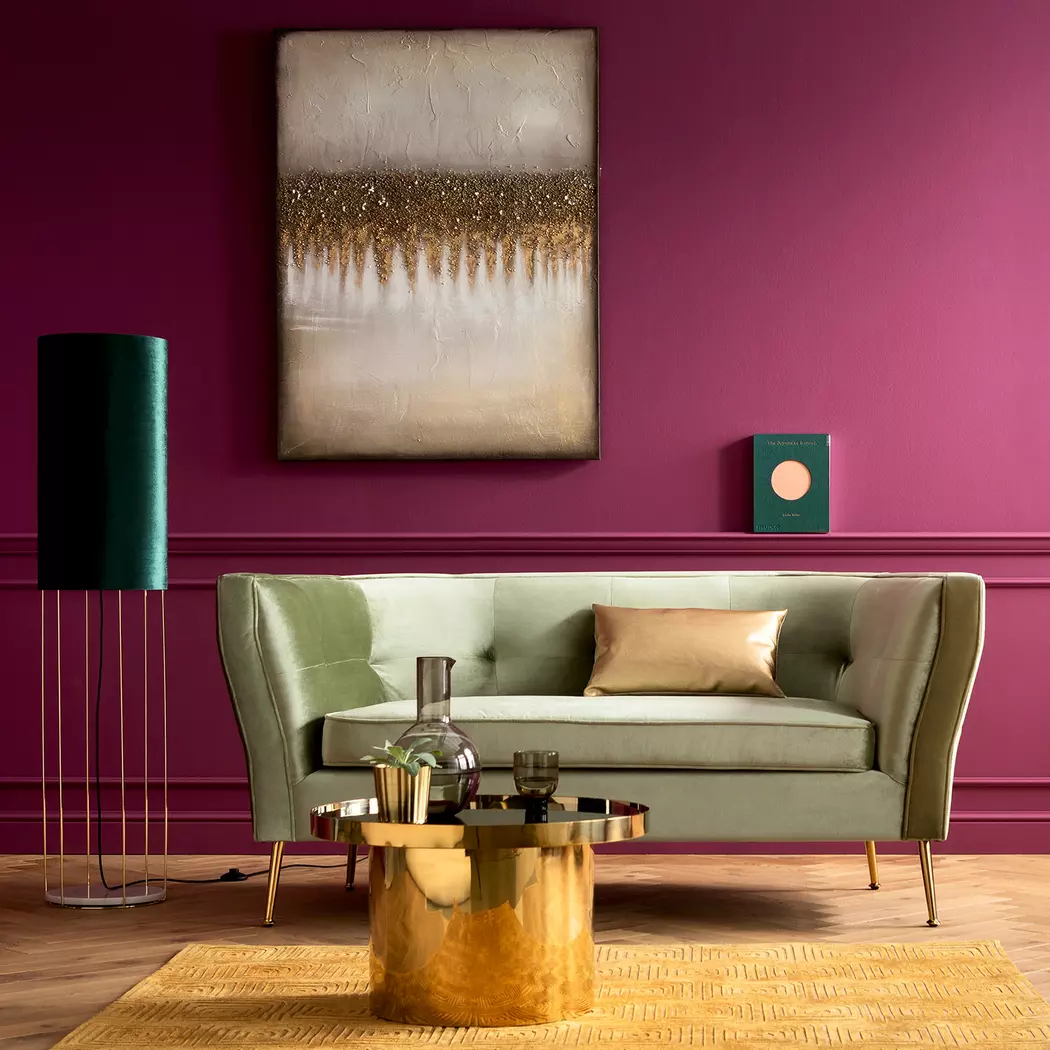 Wandbild 90 x 120 cm Abstract Fields 61661