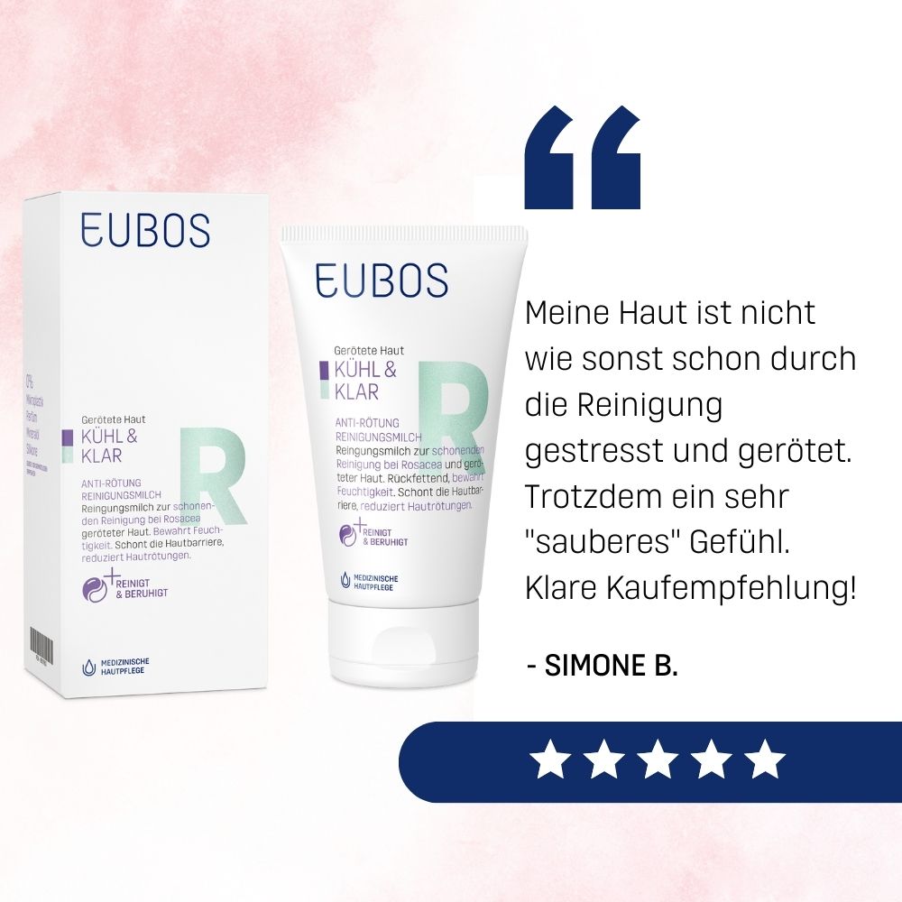 EUBOS® KÜHL & KLAR Anti-Rötung Reinigungsmilch