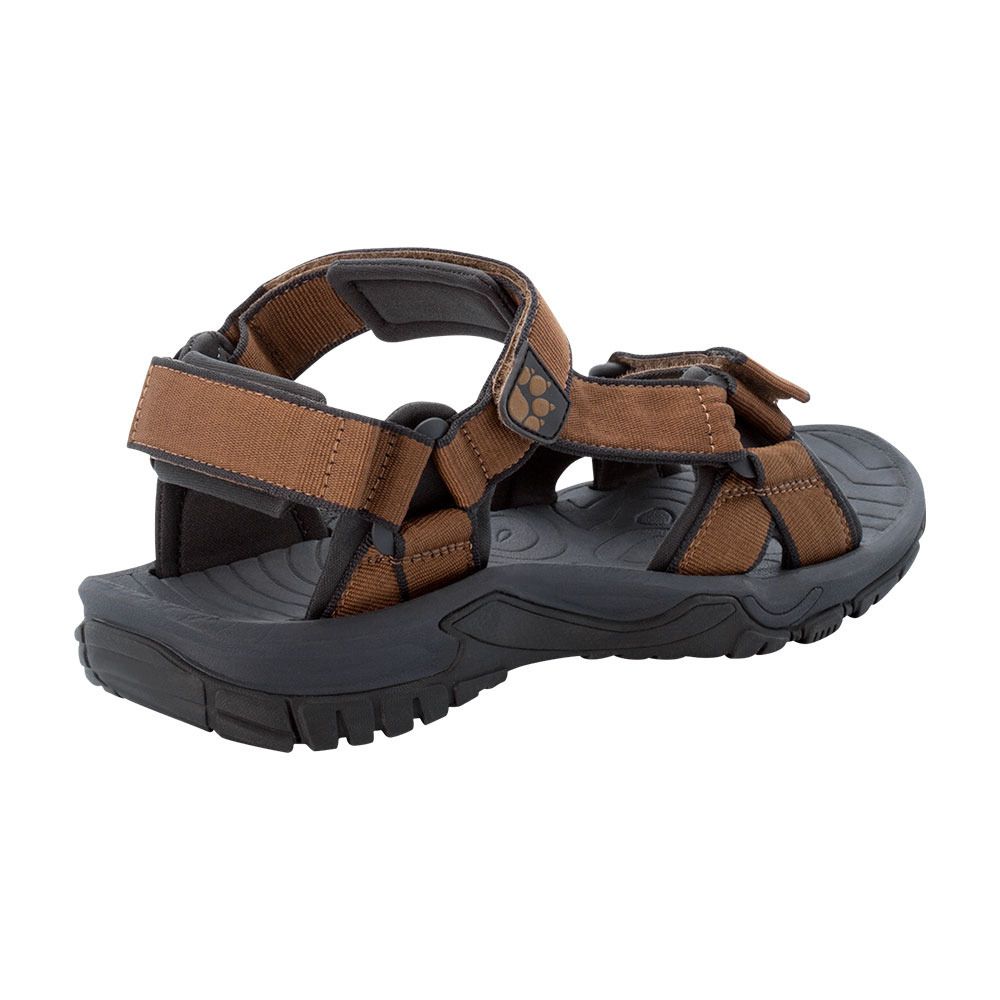 Jack Wolfskin LAKEWOOD RIDE - Sandales Homme brown/black