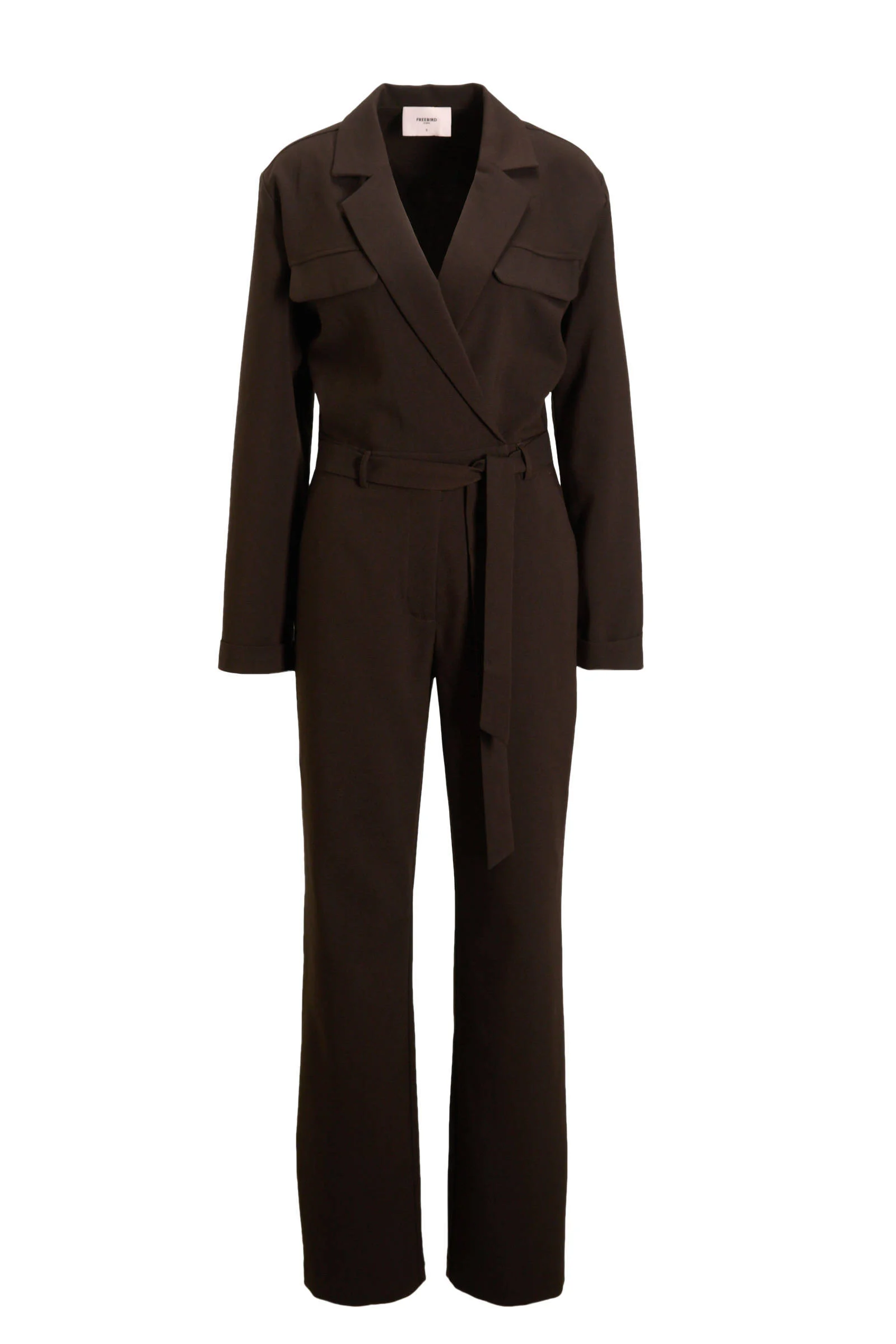 Freebird jumpsuit Yeal donkerbruin
