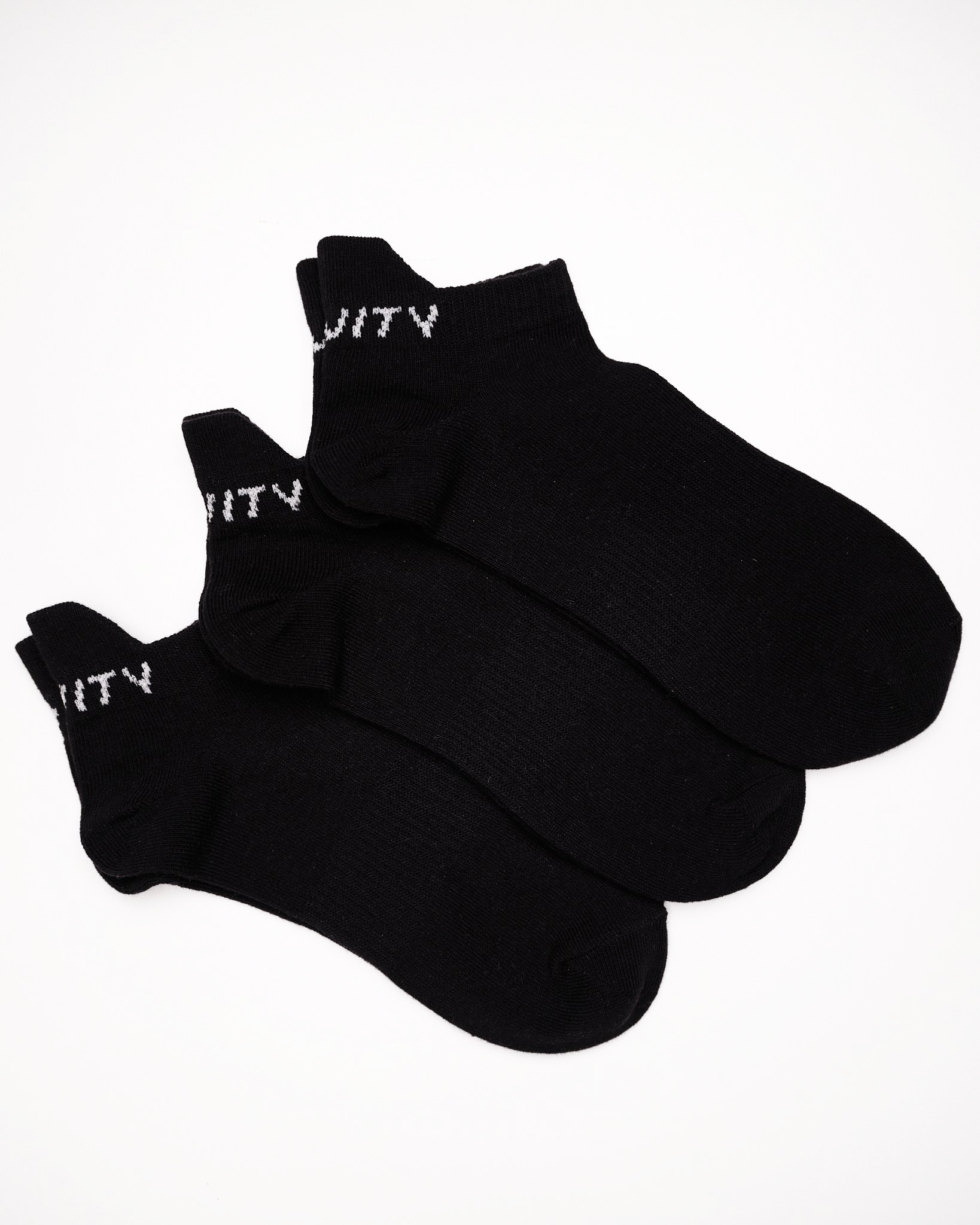 LEVITY 3-pack Training Sock Black