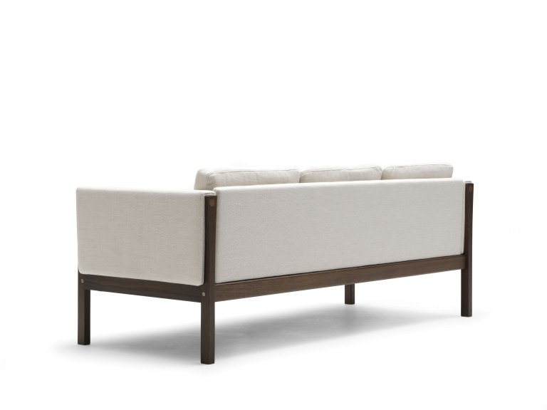 Carl Hansen & Son CH163 bank geolied walnoot Thor 301 leer