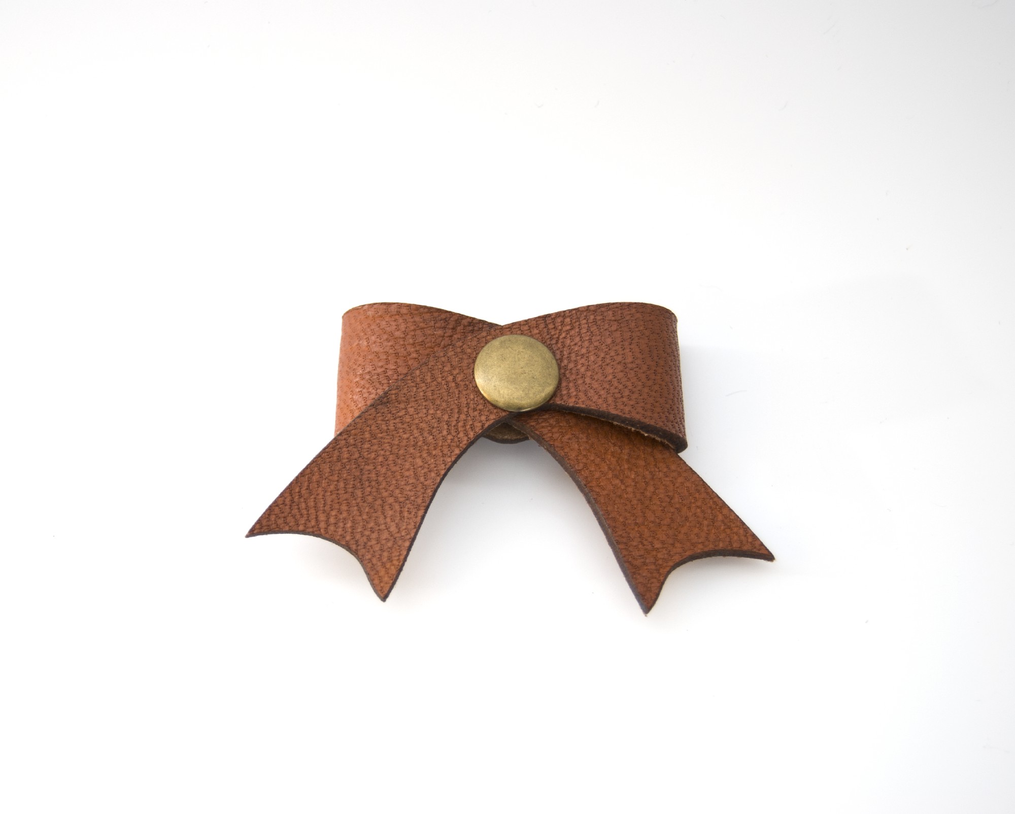 Leder-Kabelschleife, hellbraun, T 5 cm, B 5 cm günstig bestellen