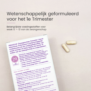 Proceive Zwangerschap Trimester 1 Capsules 60CP