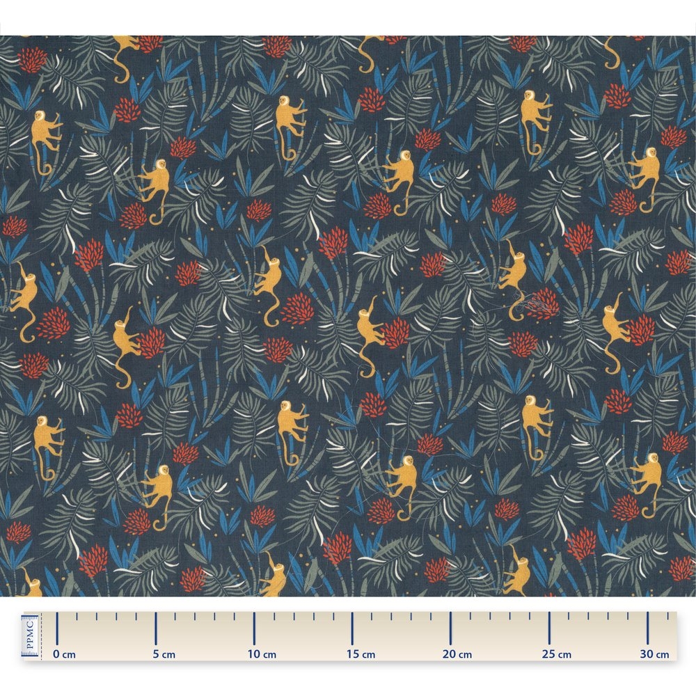 Coupon Tissu 50 Cm Jungle Party