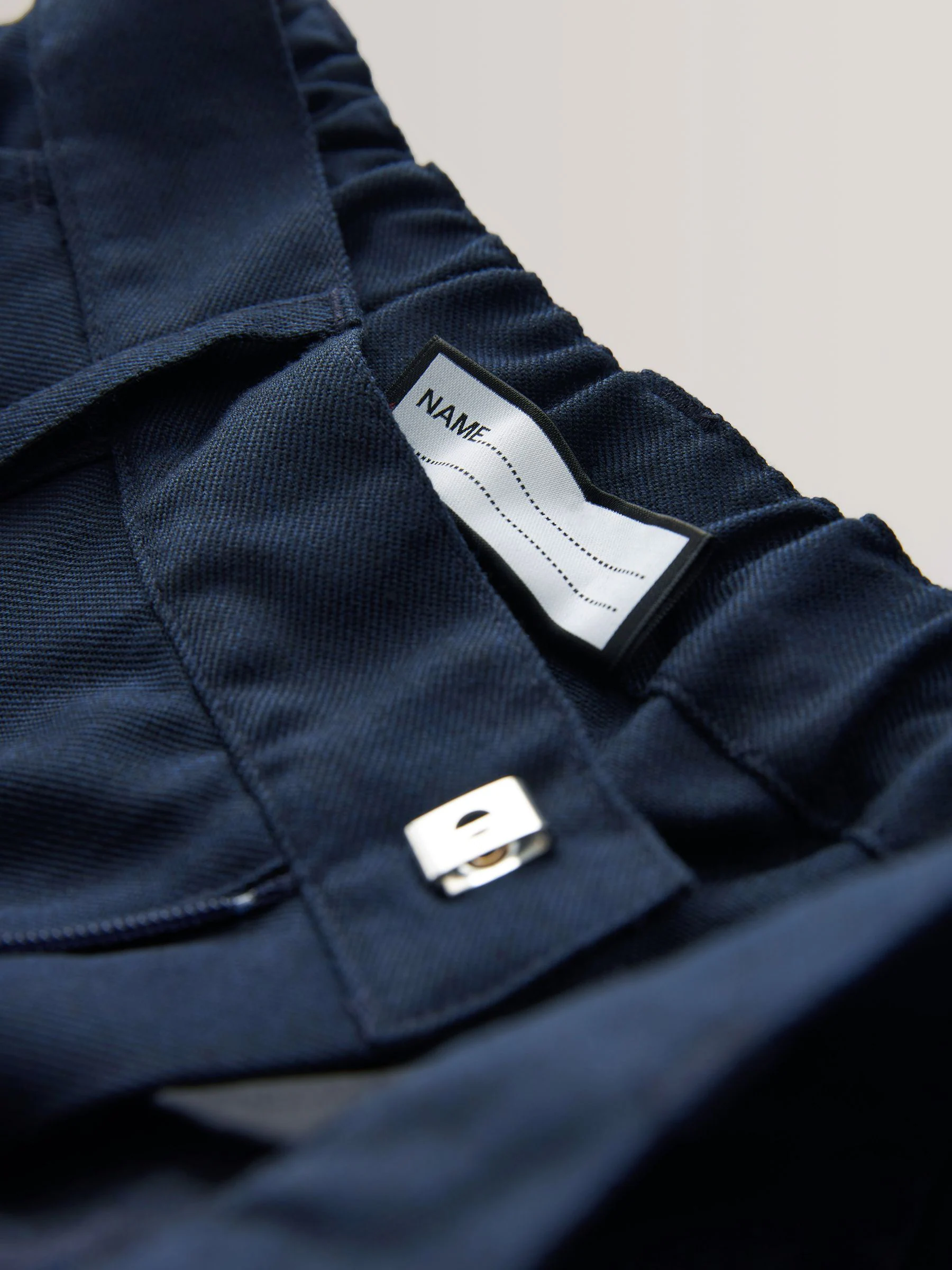 Marineblauw - Schoolbroek met rechte pijpen (3-17jaar)