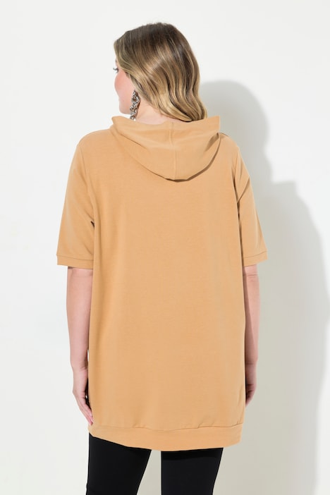 Hoodie, Loose Fit, Leo-Herz, Halbarm