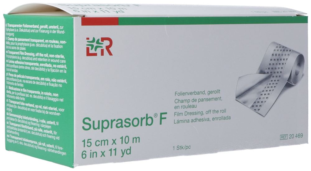 SUPRASORB Folien Verband 15cmx10m unsteril Rolle 1 Stk