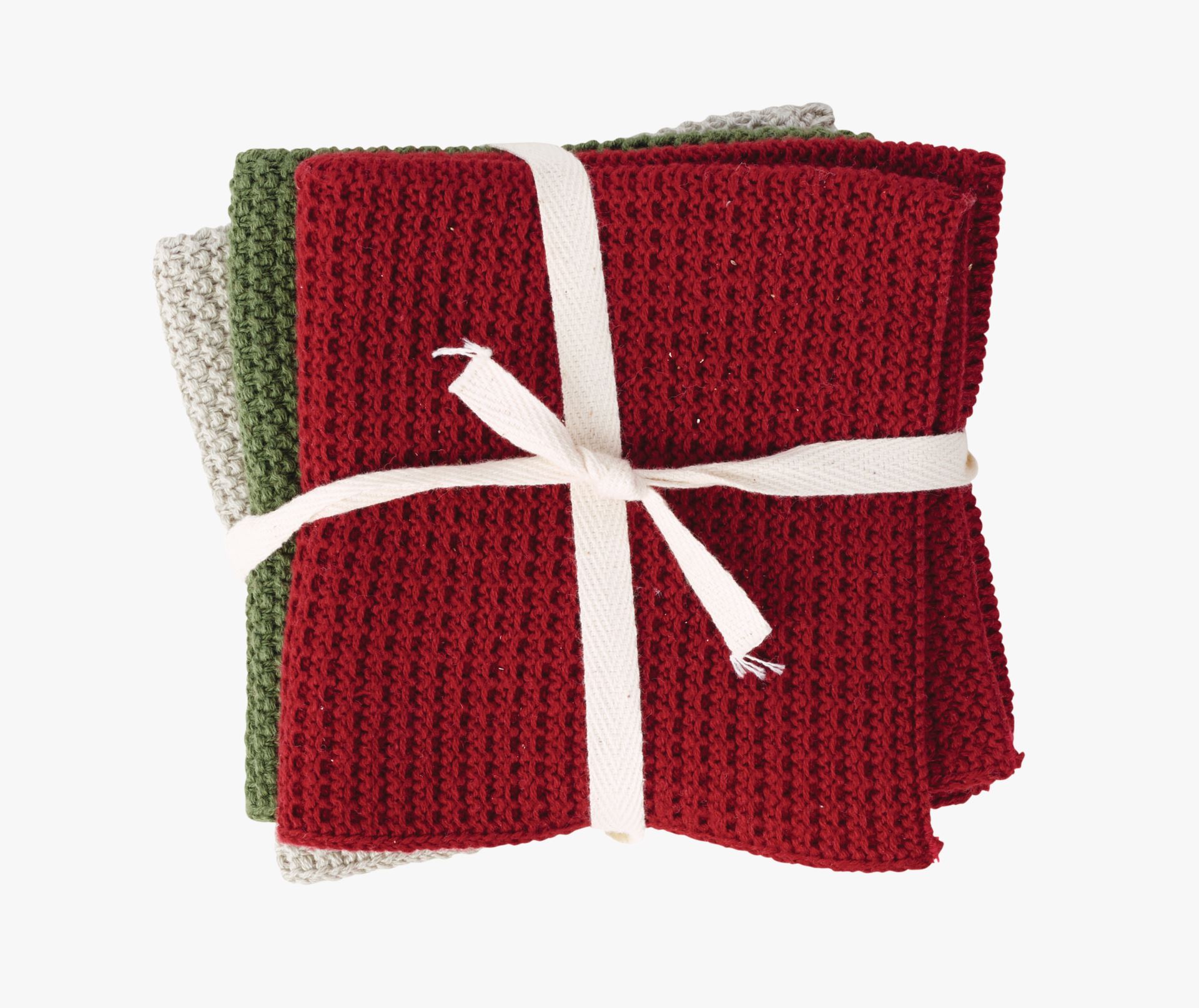 Klut multi rød - 26x26 cm