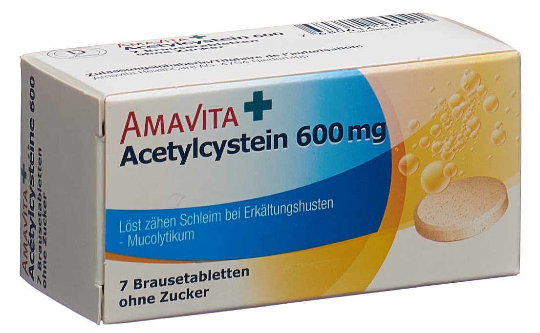 Amavita Acetylcystein Brausetabl 600 mg Ds 7 Stk
