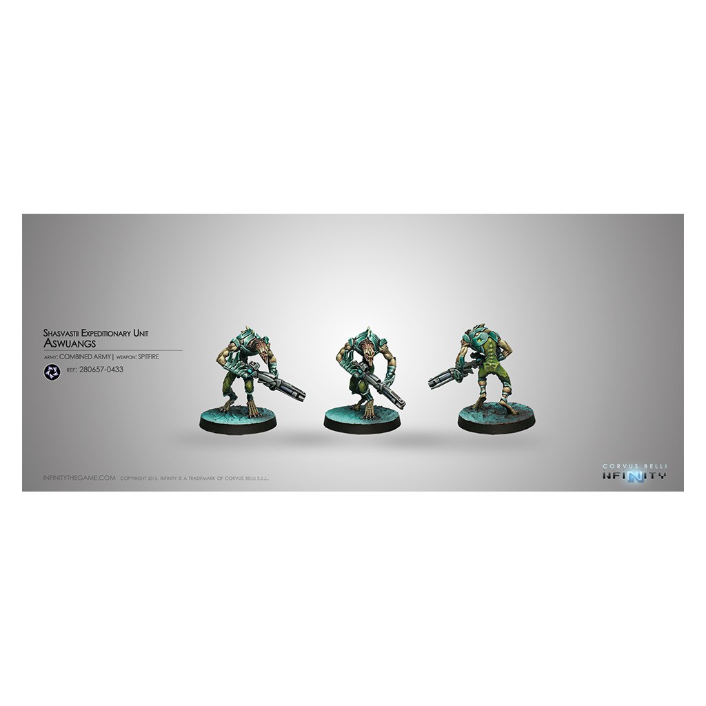 Infinity - Combined Army - Shasvastii Expeditionary Unit Aswuang (Spitfire)