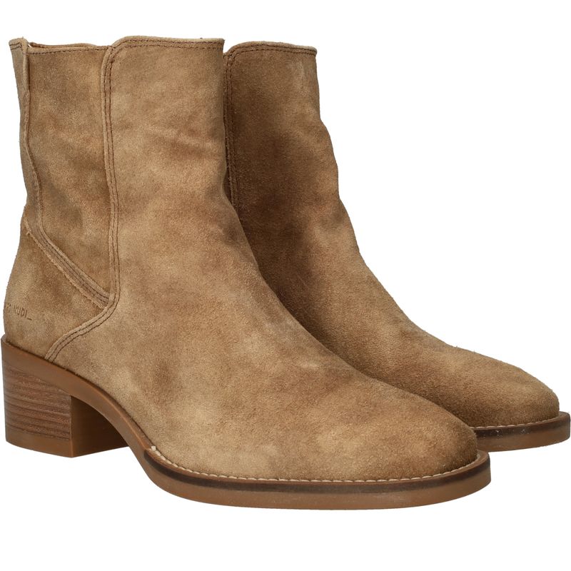 Piedi Nudi Zuma Enkellaarsjes Cognac Dames