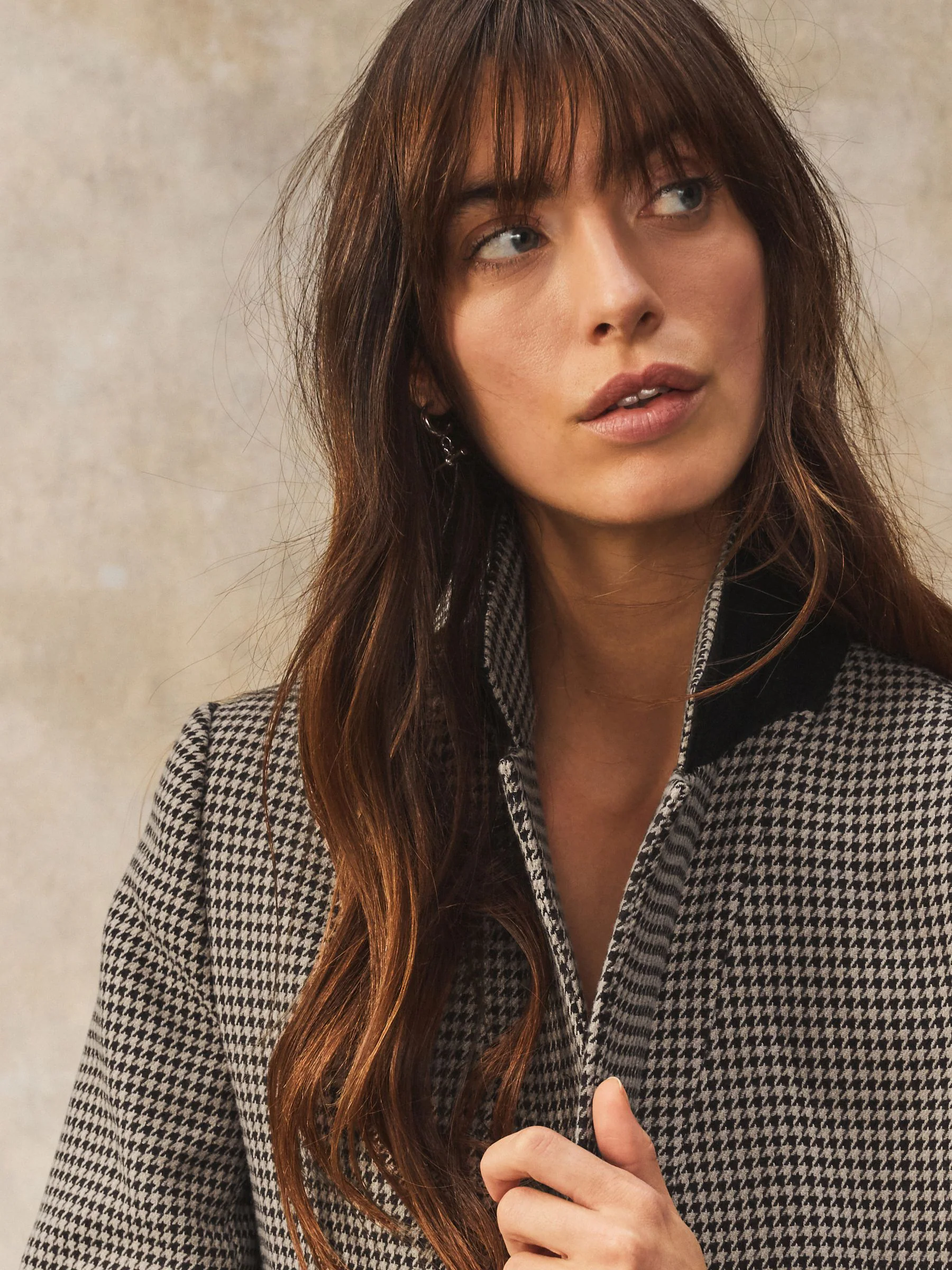 Bruin - Dogtooth Checked Single Breasted Blazer