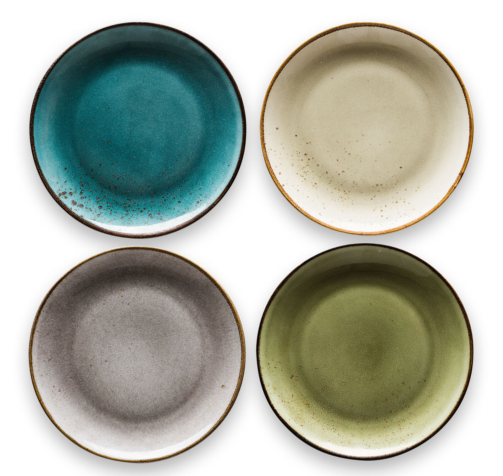 CreaTable Suppenteller NATURE COLLECTION wasserblau