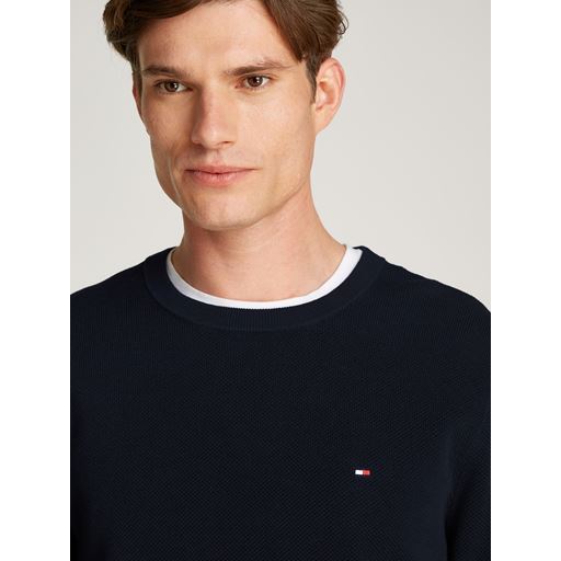 Tommy Hilfiger Essential Structure Striktrøje, Desert Sky, L