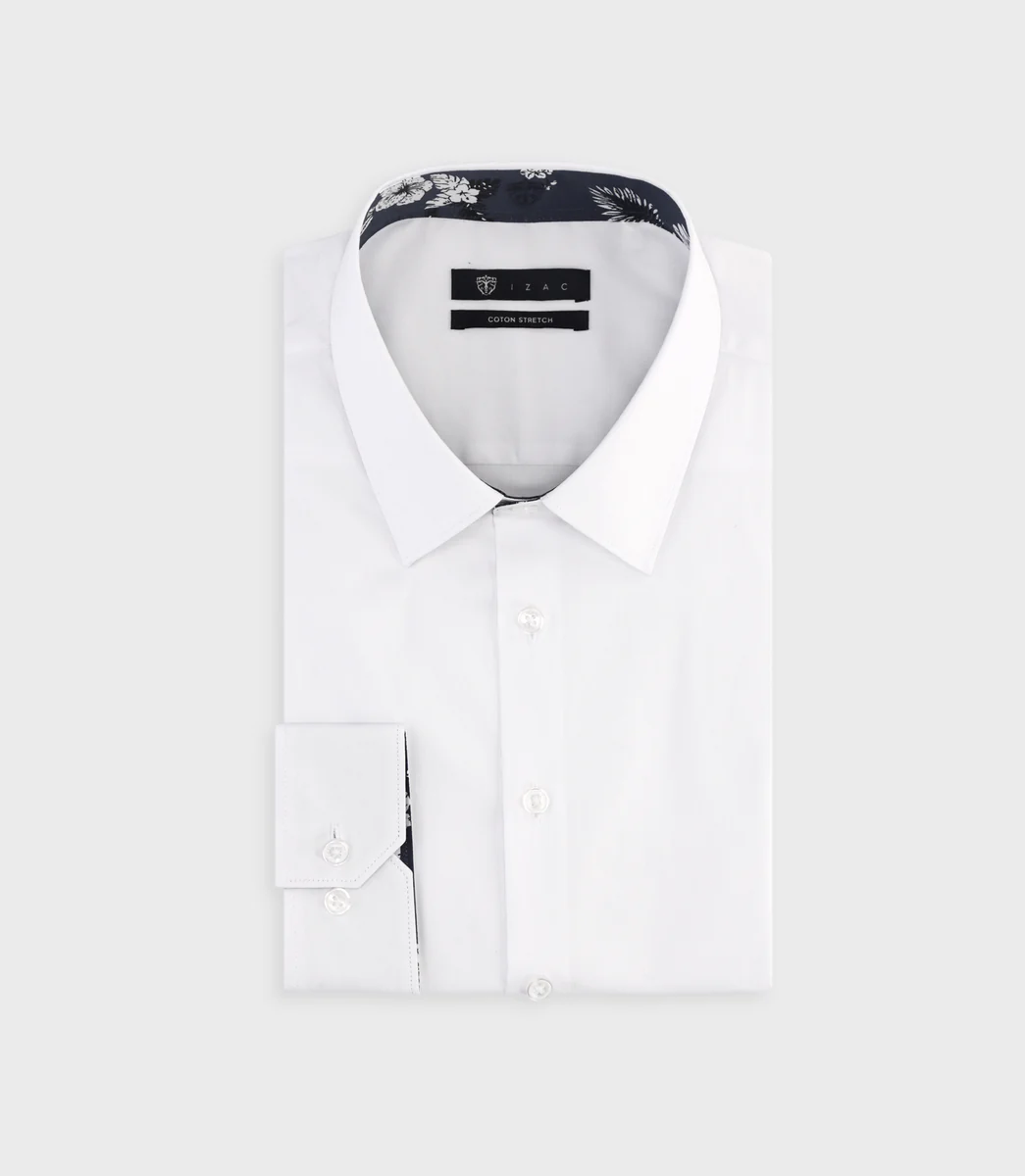 Chemise slim blanche MILAN