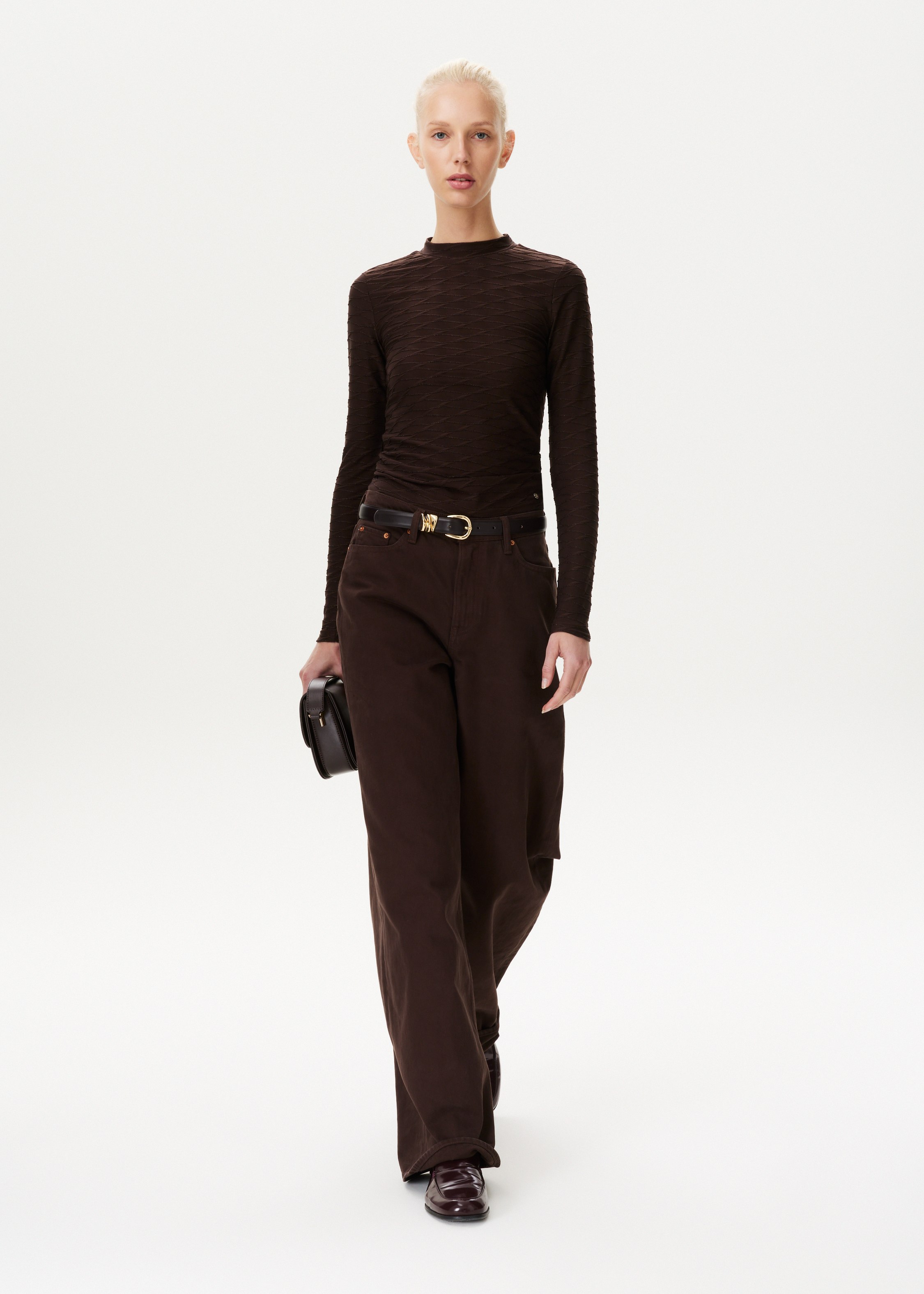 Top met lurex details