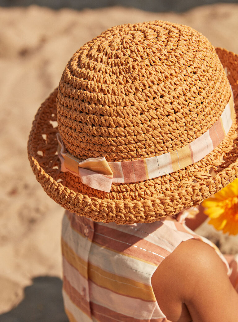 Chapeau de paille naturel