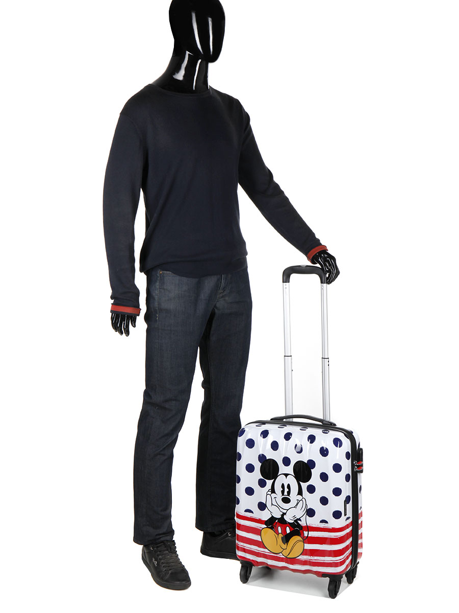 Valise  Legends by American Tourister Mickey Blue Dots 55 cm